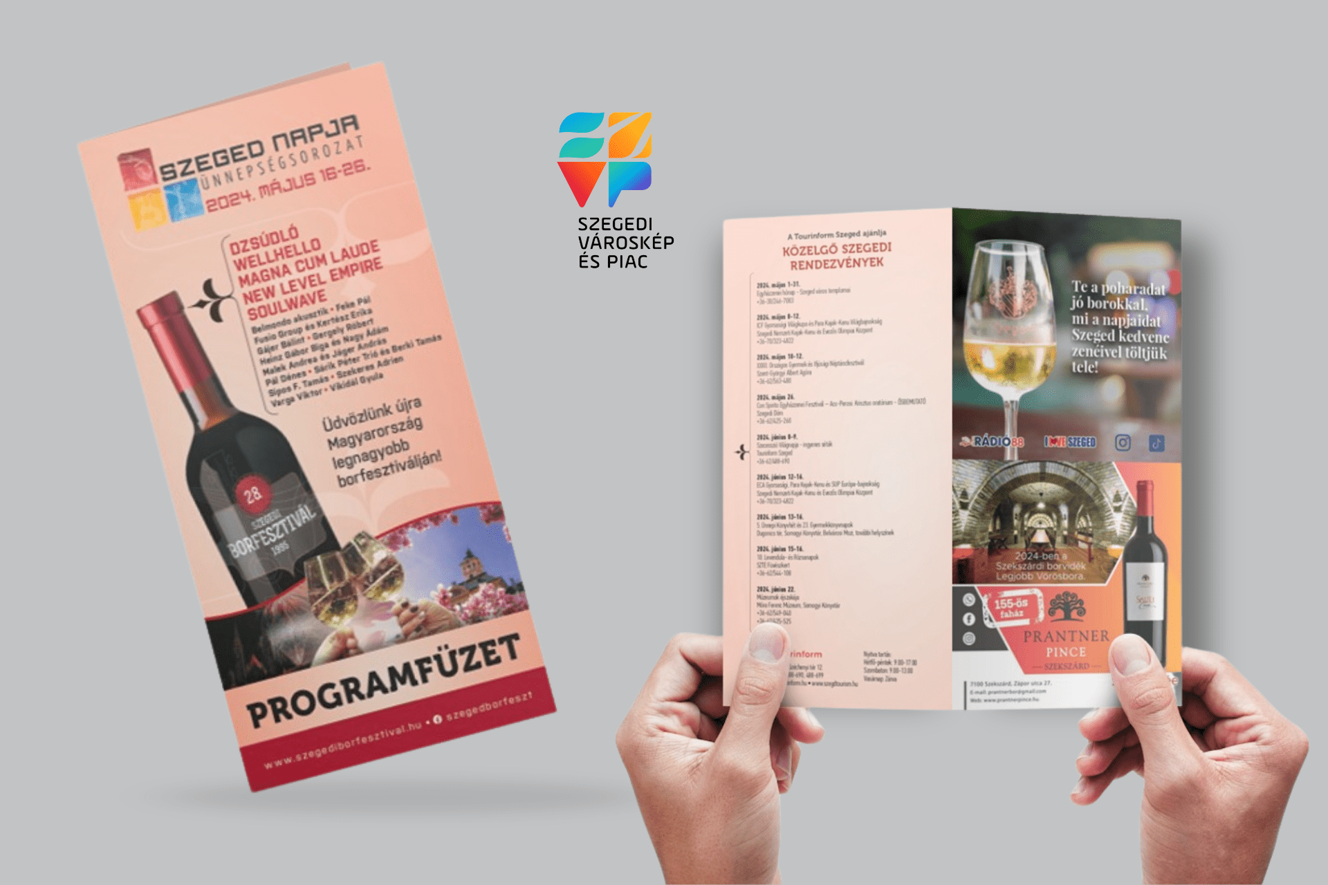 Szegedi borfesztivál programfüzet