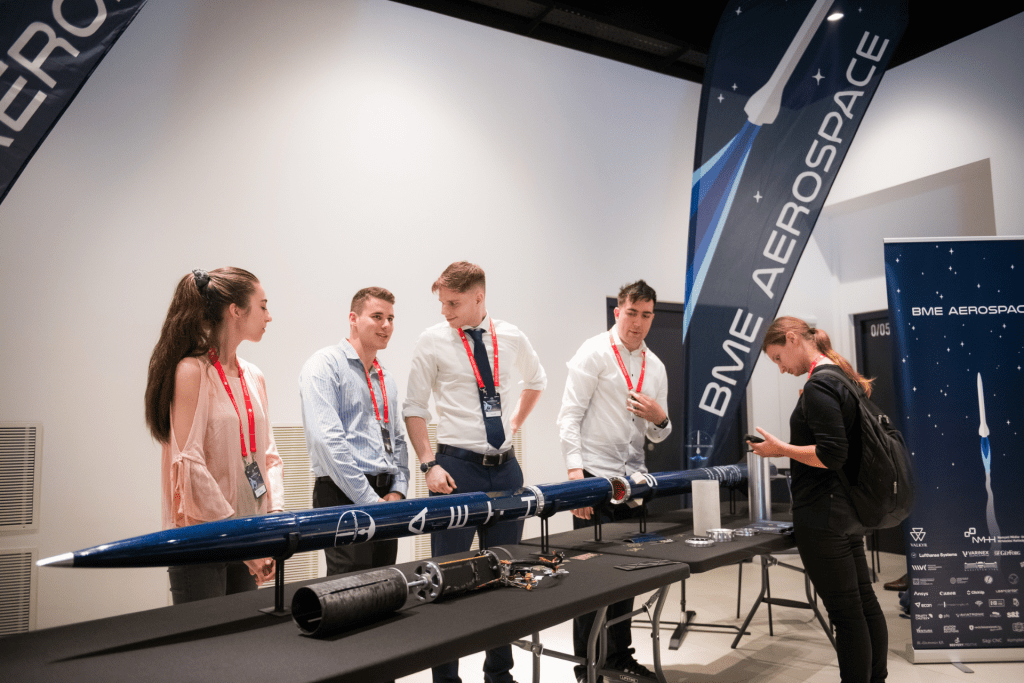 BME Aerospace kiállítói stand az űrkongresszuson